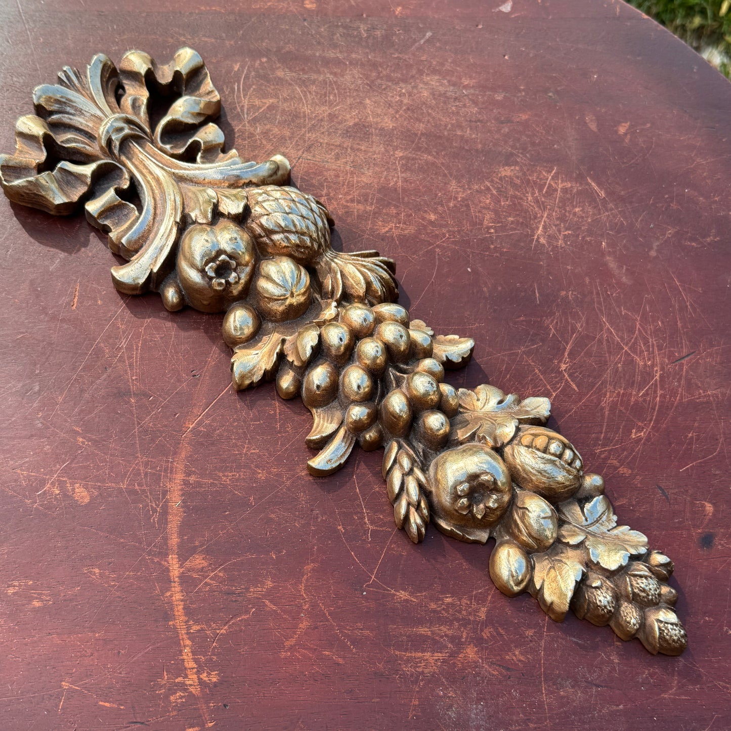 Syracuse Ornamental Co. Gilt Fruit Drop