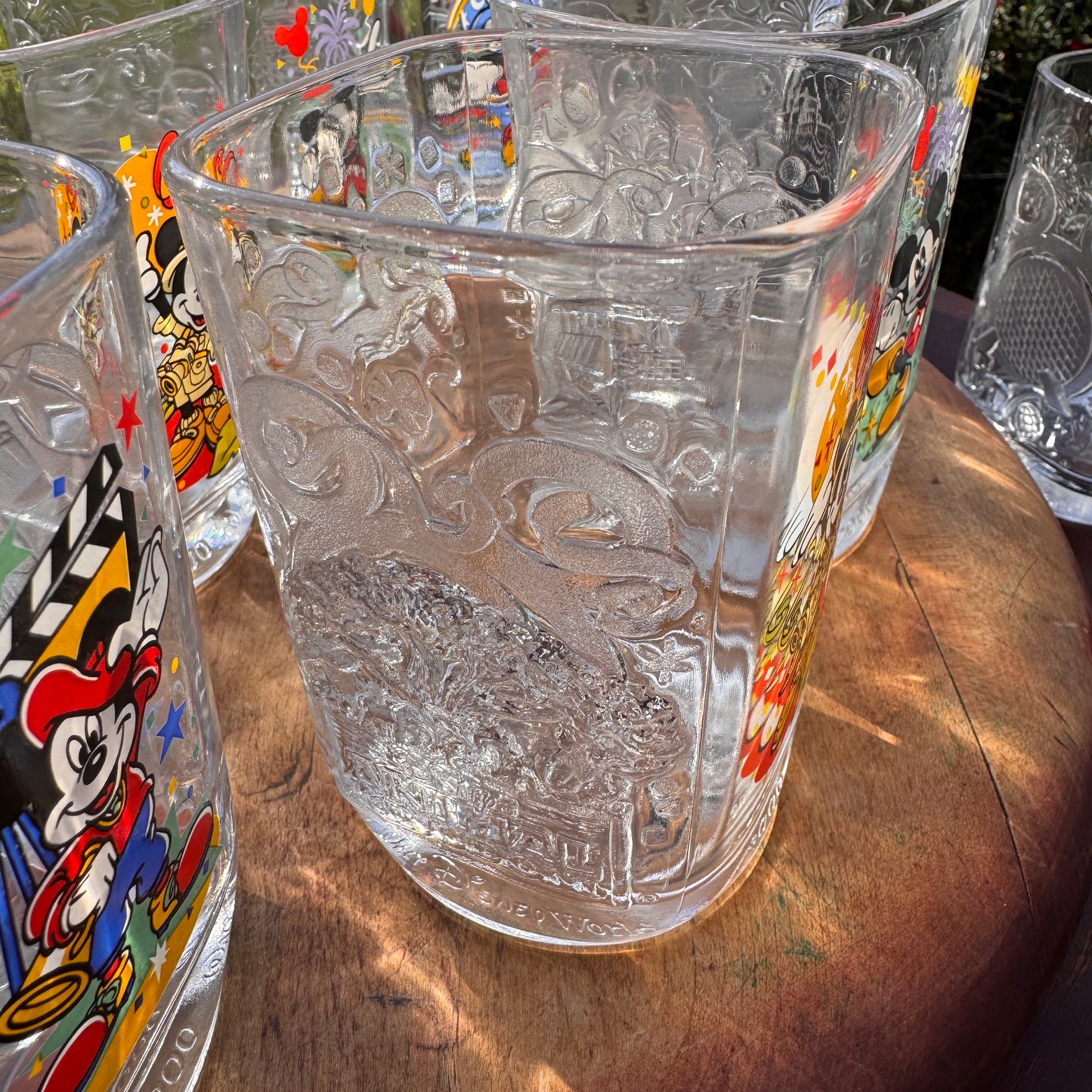 13 Walt Disney World Celebration Glasses McDonalds 2000 Mickey Mouse