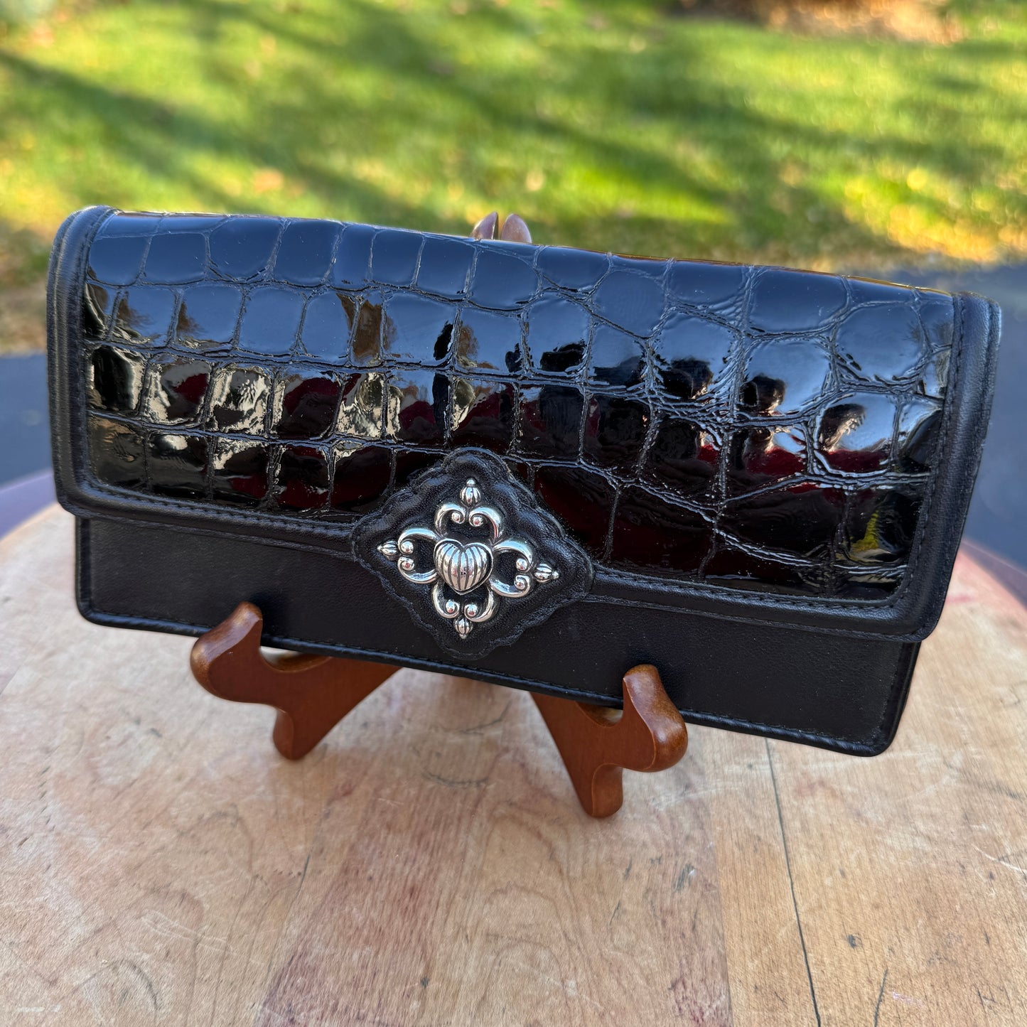 Brighton Baroness Heart Large Leather Wallet