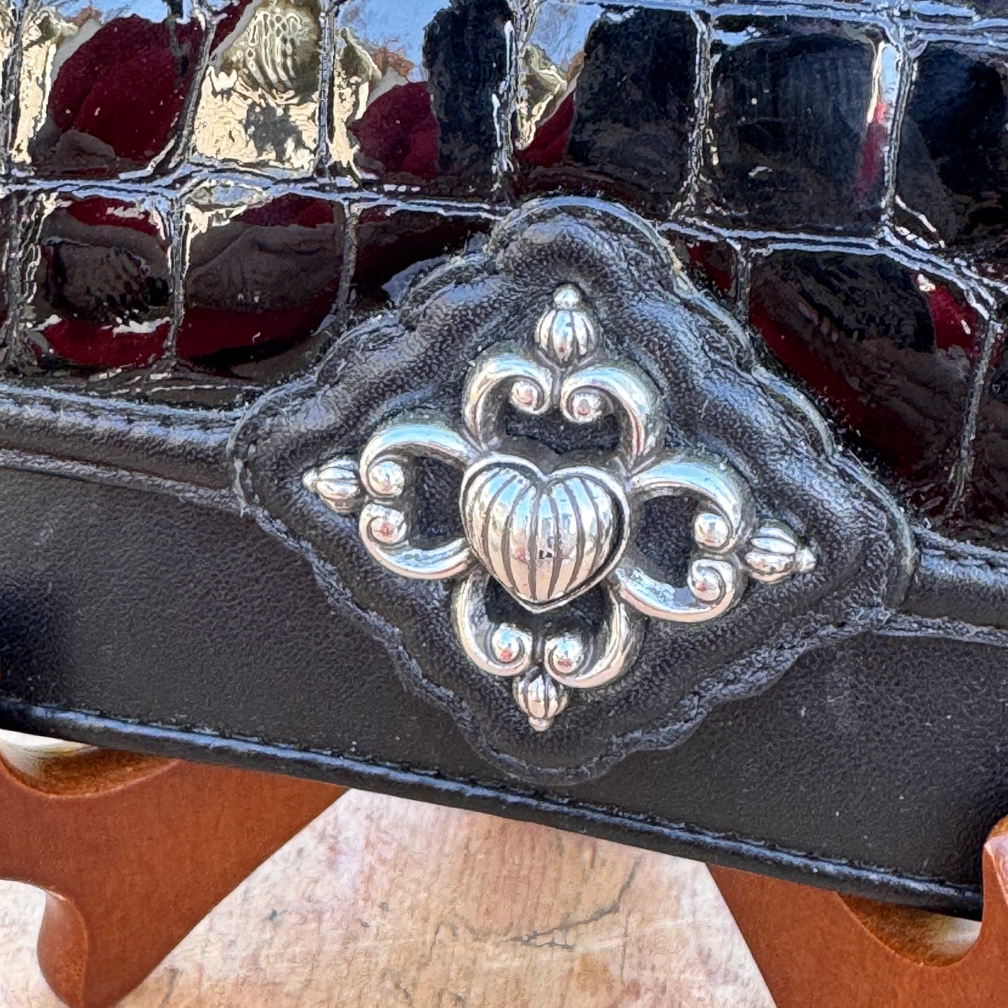 Brighton Baroness Heart Large Leather Wallet
