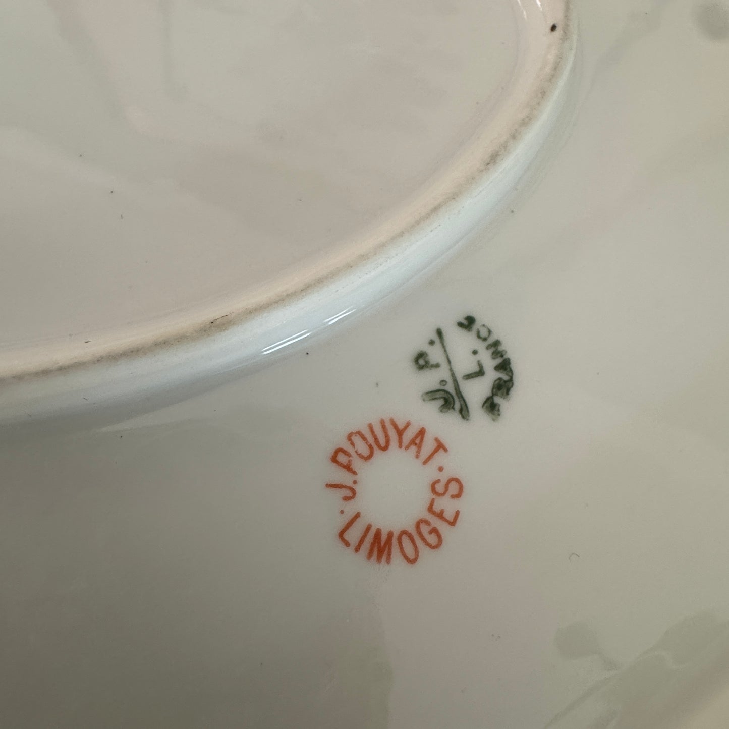 J P & L Limoges Serving Dish and Gorham Fish Plate
