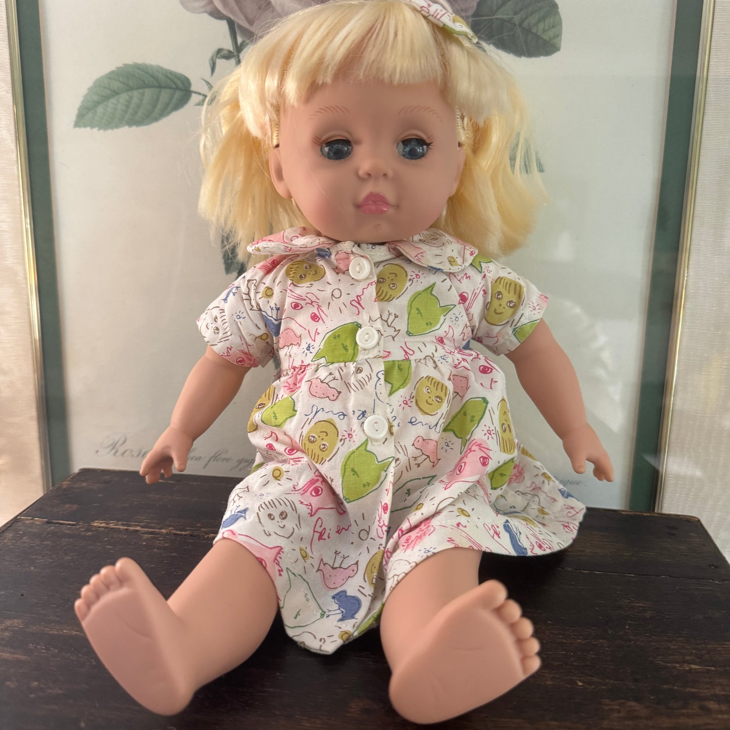 Vintage Alexander Baby Doll 1999 Yoko Ono Dress & Head Band