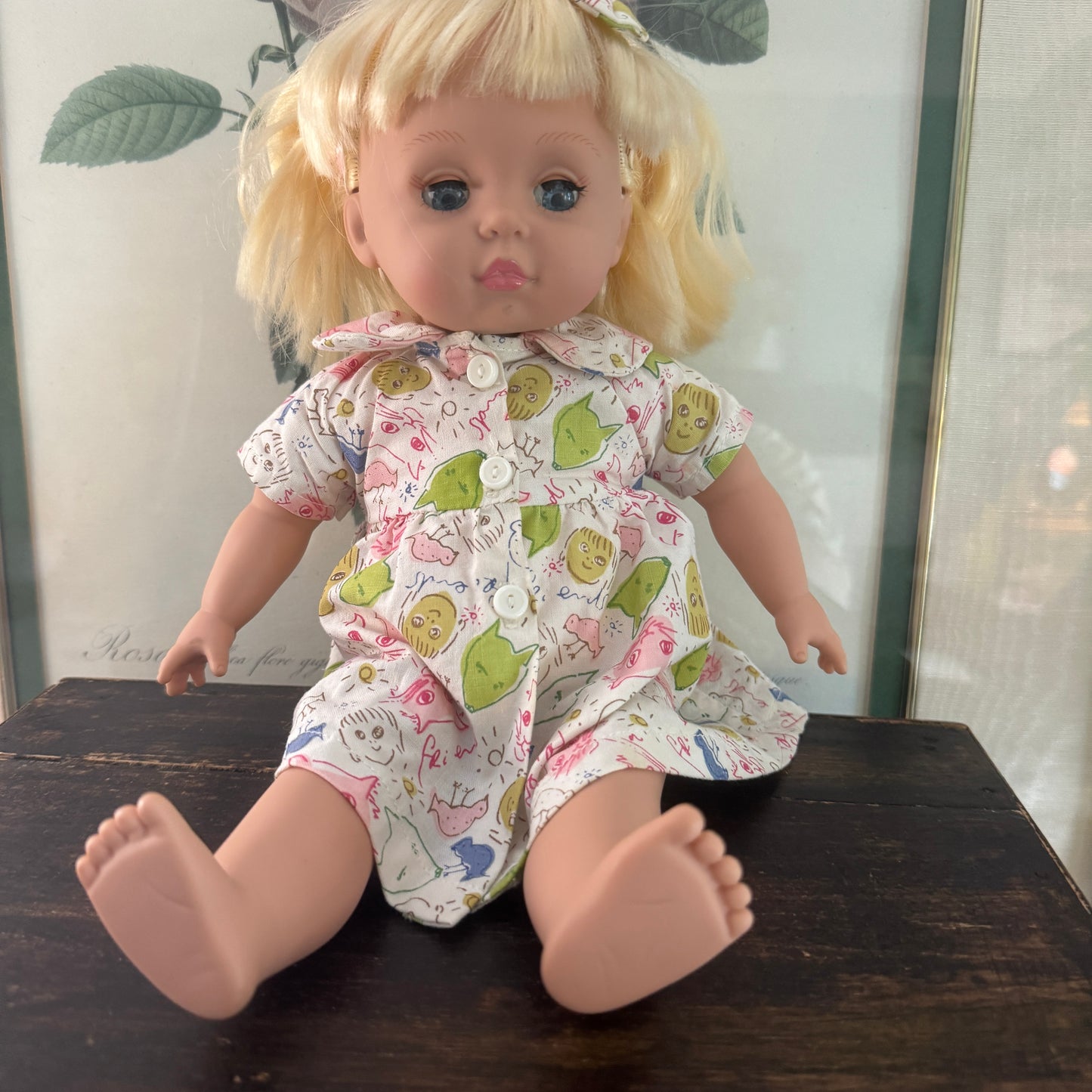 Vintage Alexander Baby Doll 1999 Yoko Ono Dress & Head Band