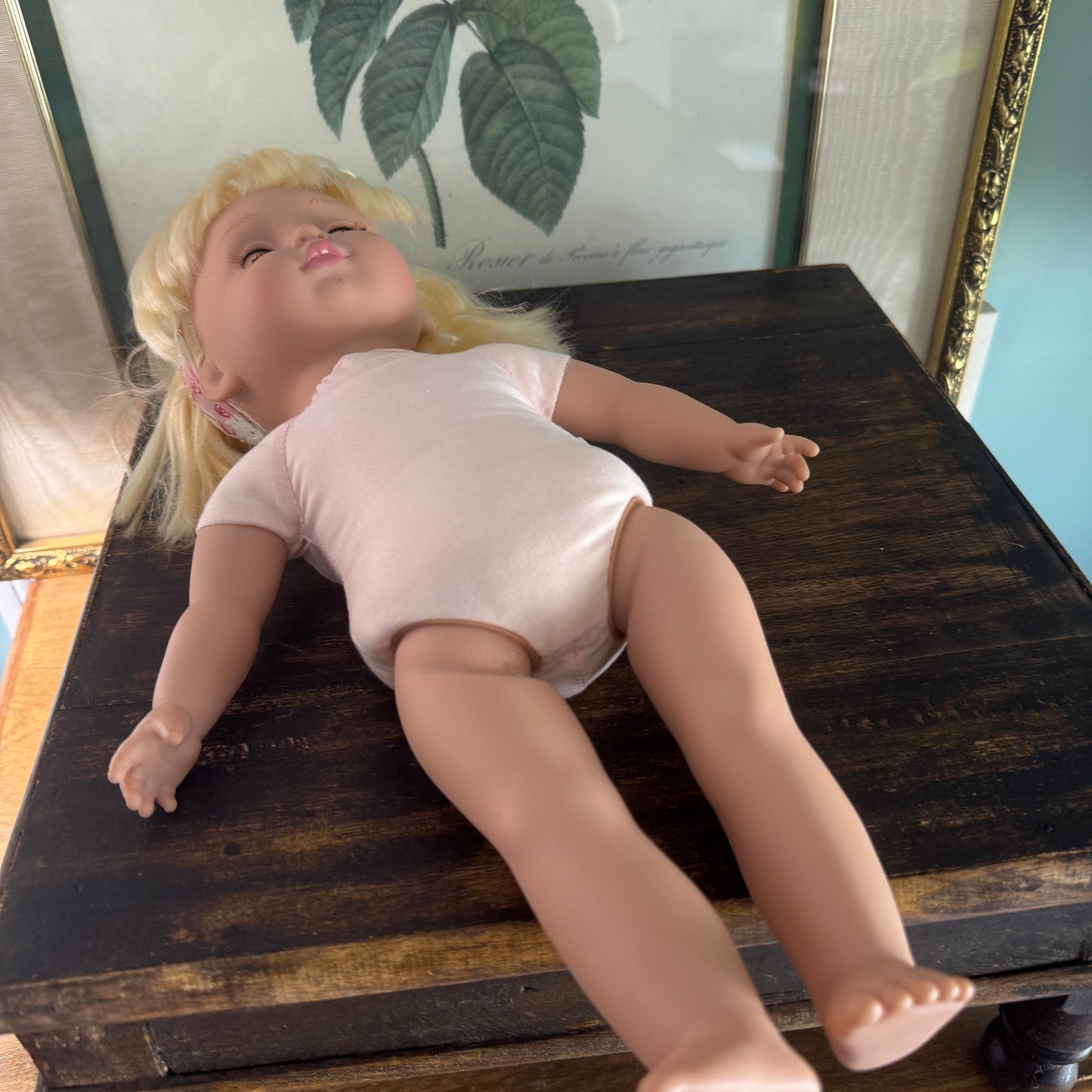 Vintage Alexander Baby Doll 1999 Yoko Ono Dress & Head Band