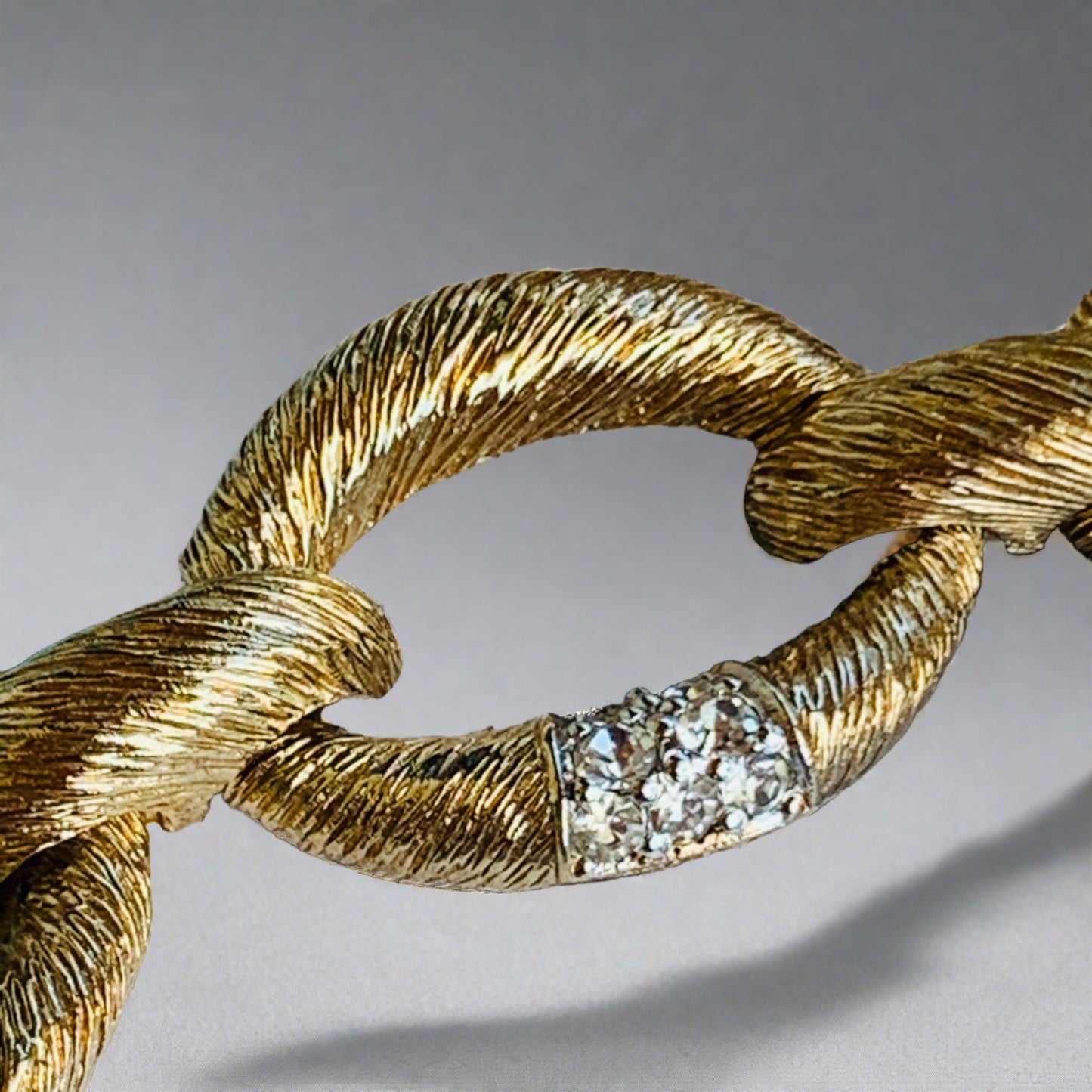 Panetta Vintage Rhinestone Bracelet & Earring Set