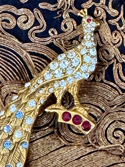 Vintage MMA Peacock Brooch | Metropolitan Museum of Art × Alva Museum Replicas