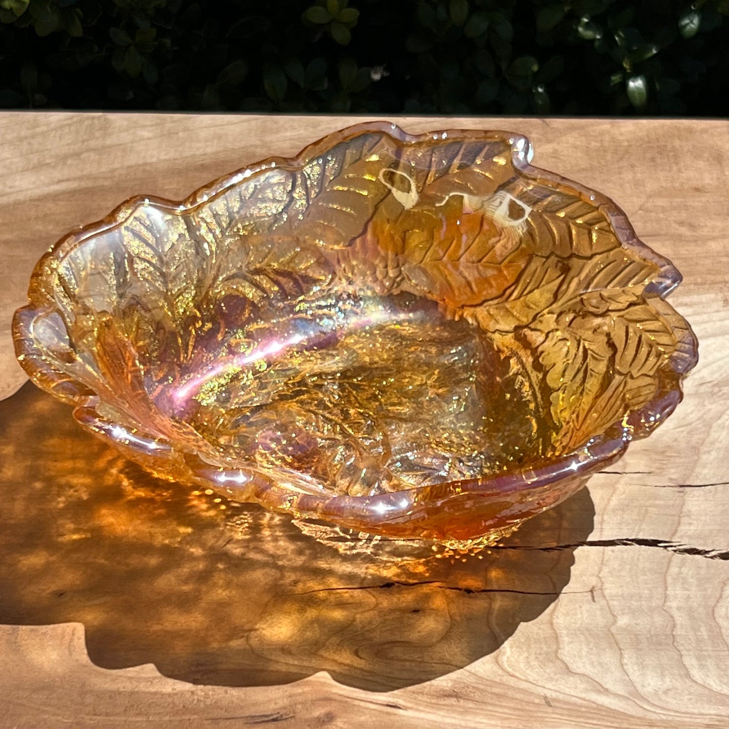 Vintage Indiana Glass Blackberry Carnival Glass Dish