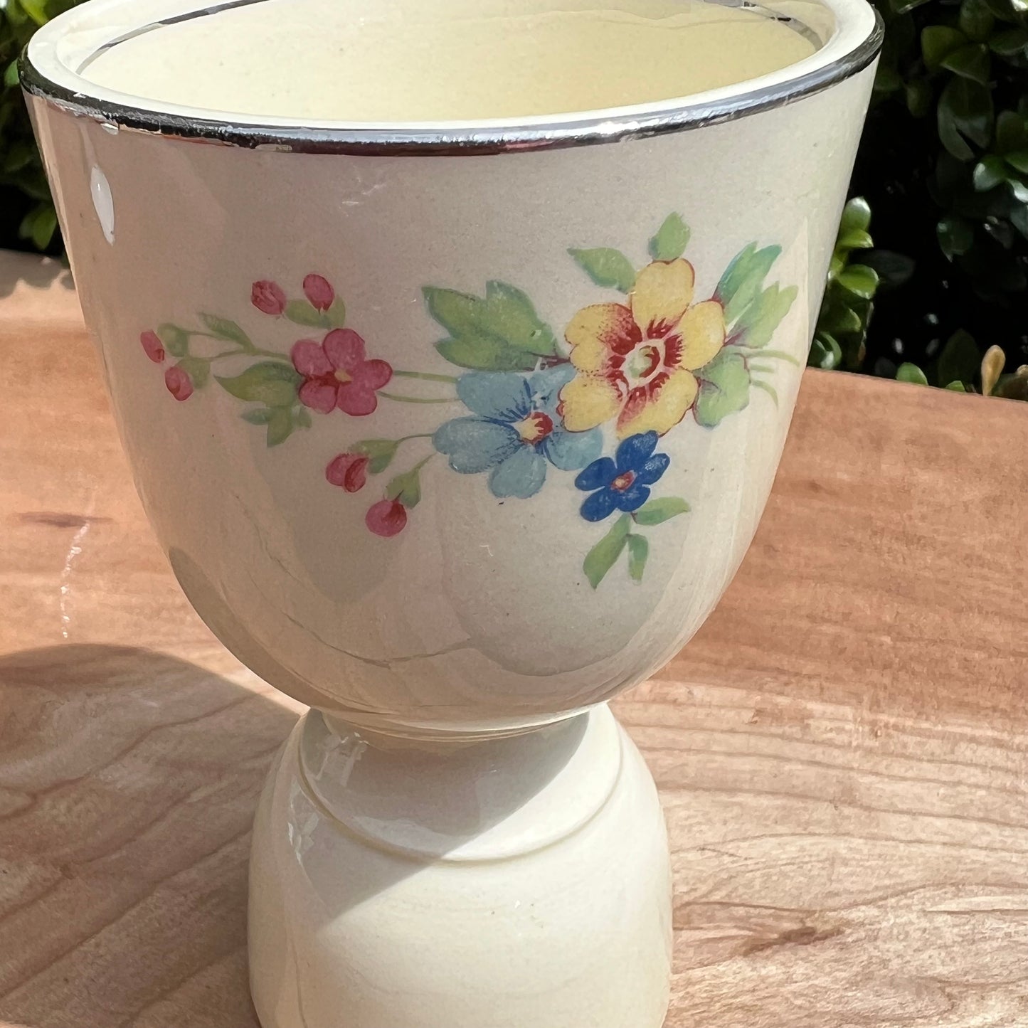 Vintage Homer Laughlin Double Egg Cup