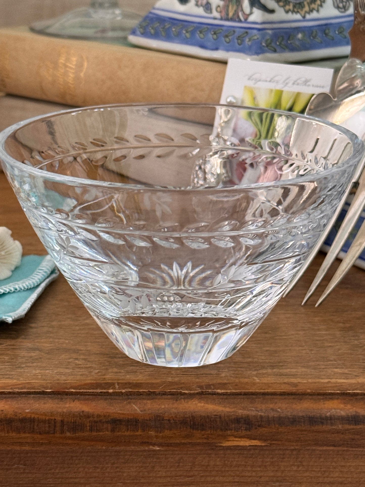 Faberge Luxembourg Crystal Bowl