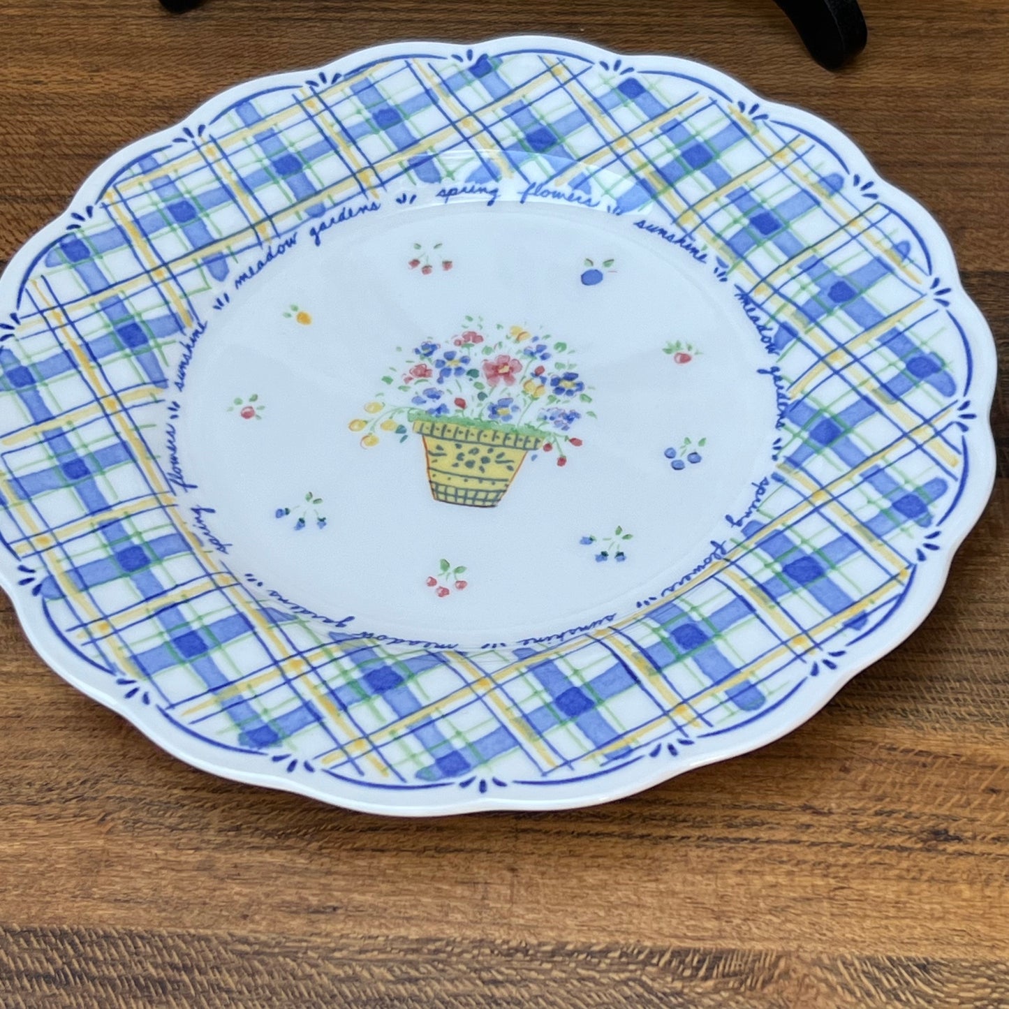 Four Japanese Nikko "Dena's Garden" Dessert Plates