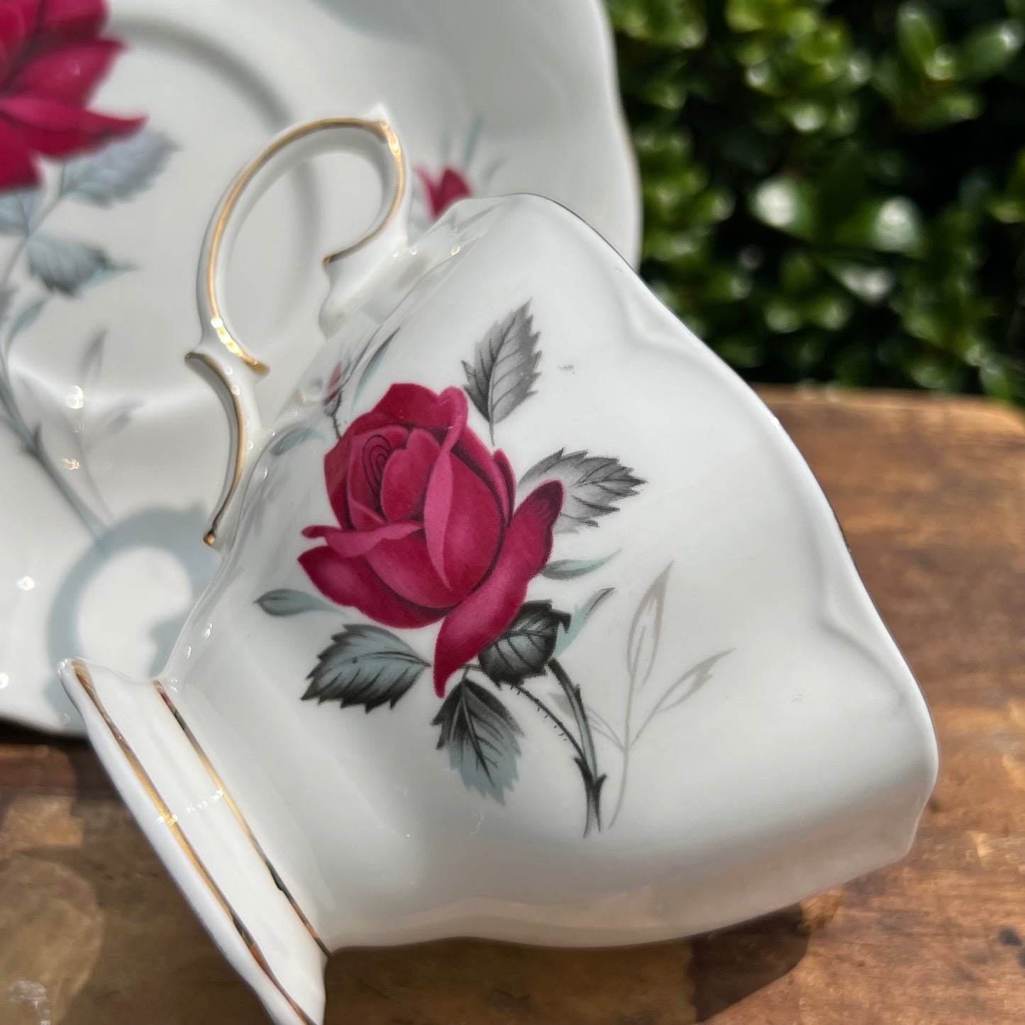 Vintage Sweet Romance Royal Albert English Bone China Tea Cup & Saucer