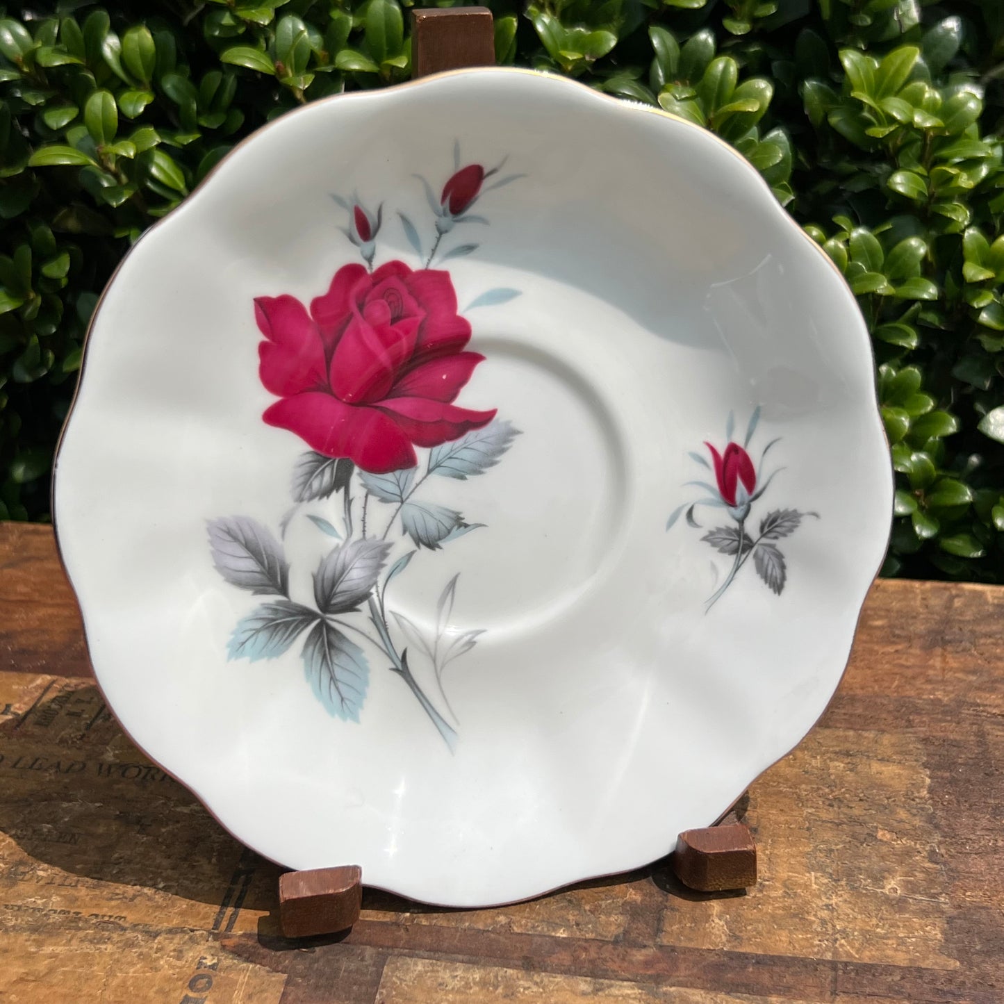 Vintage Sweet Romance Royal Albert English Bone China Tea Cup & Saucer