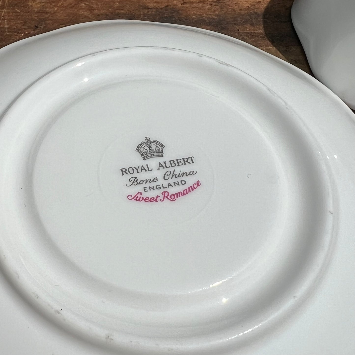 Vintage Sweet Romance Royal Albert English Bone China Tea Cup & Saucer