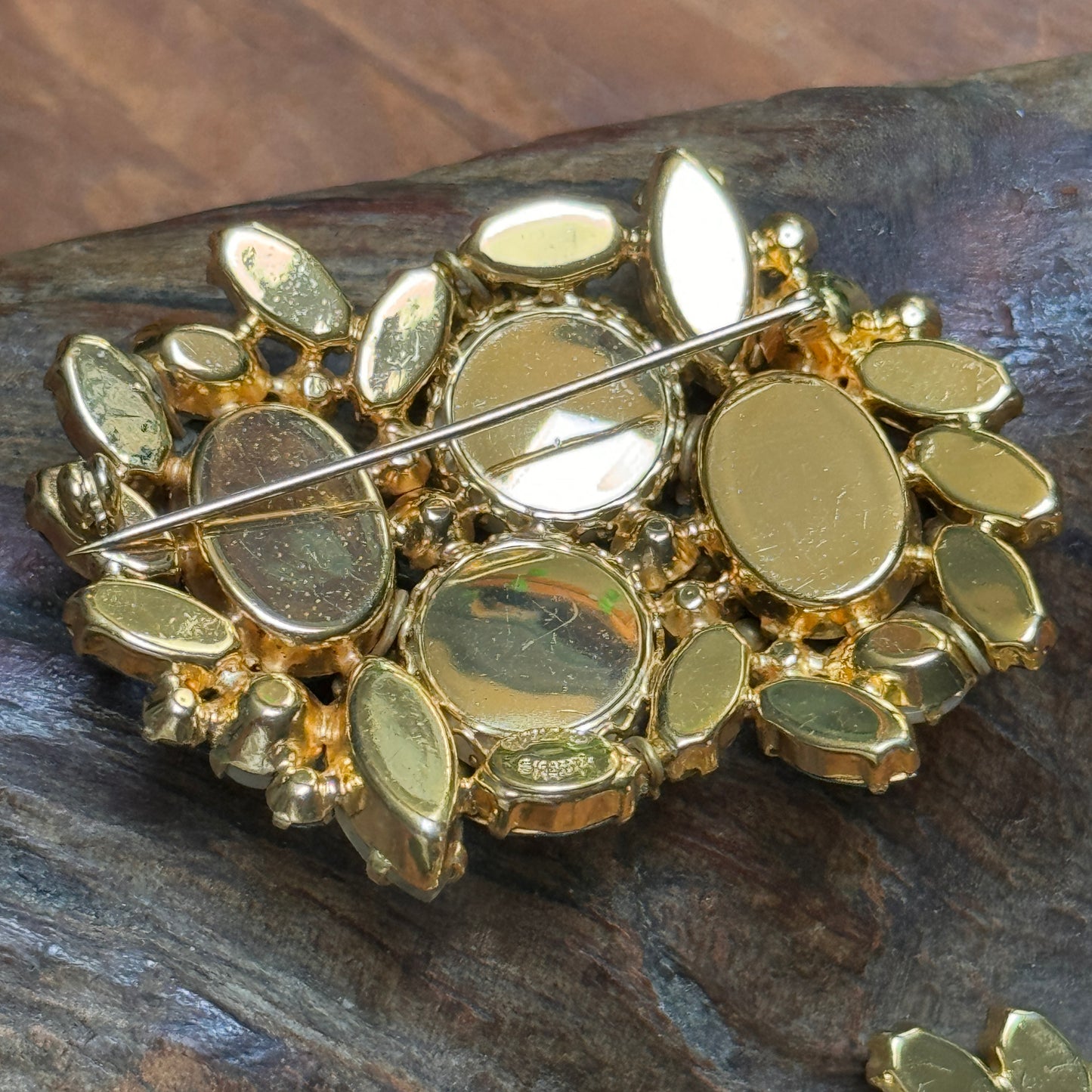 Vintage Hattie Carnegie Pin Matching Earring Set