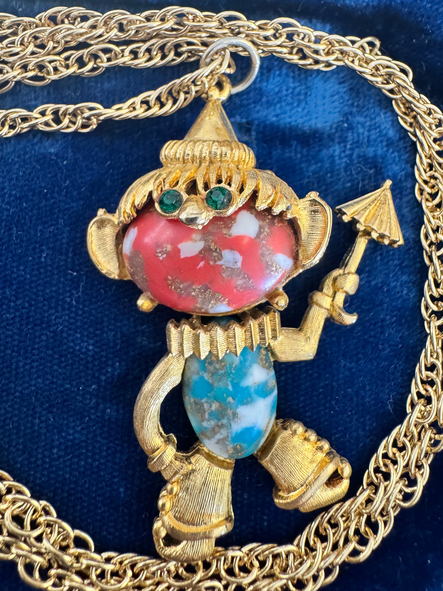 Vintage Genie Articulated Necklace