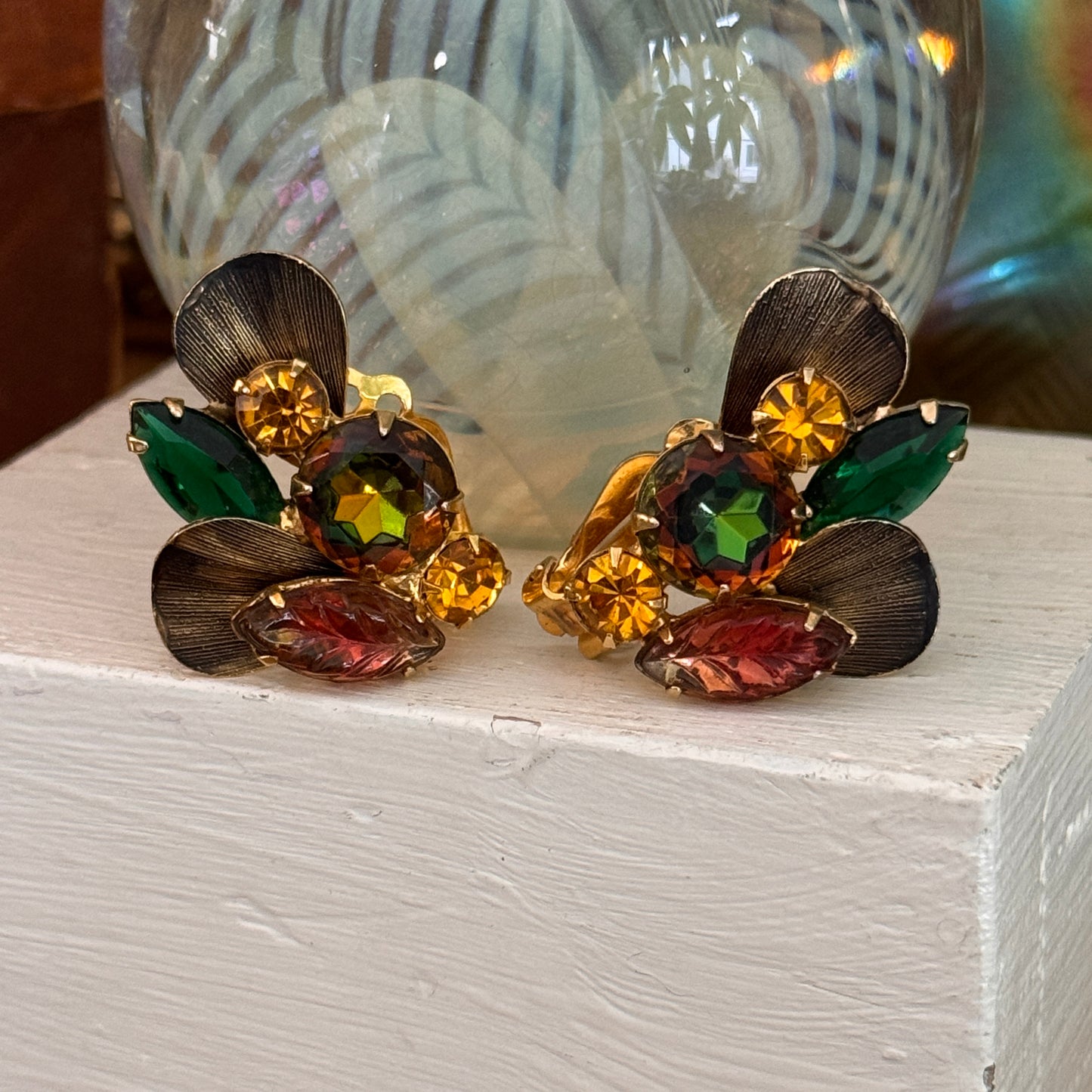 Juliana D& E Heliotrope Rhinestone Earrings