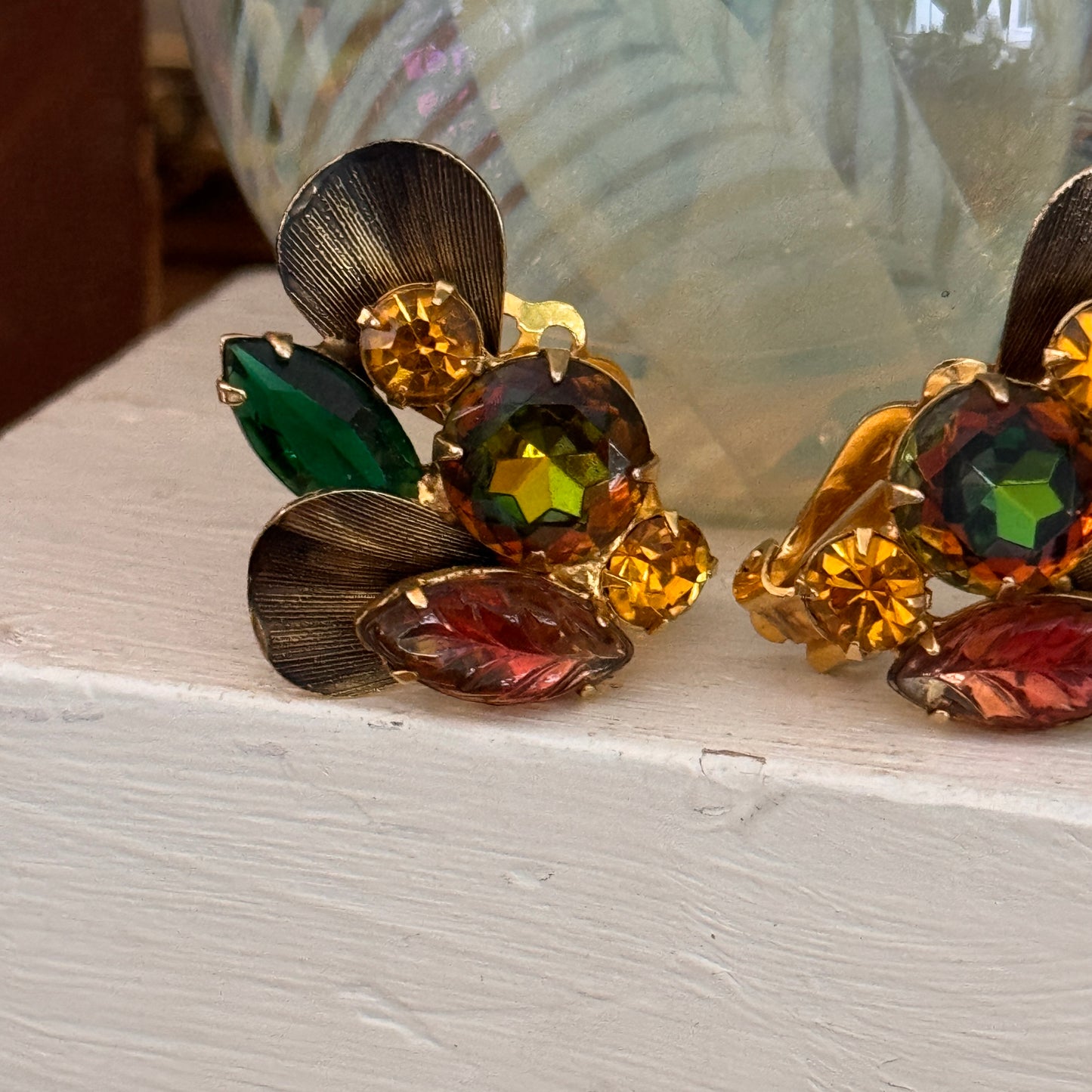 Juliana D& E Heliotrope Rhinestone Earrings