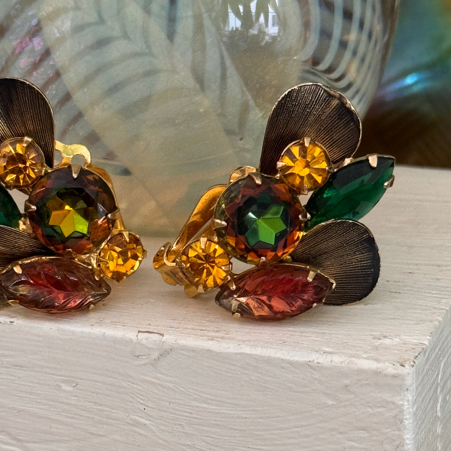 Juliana D& E Heliotrope Rhinestone Earrings
