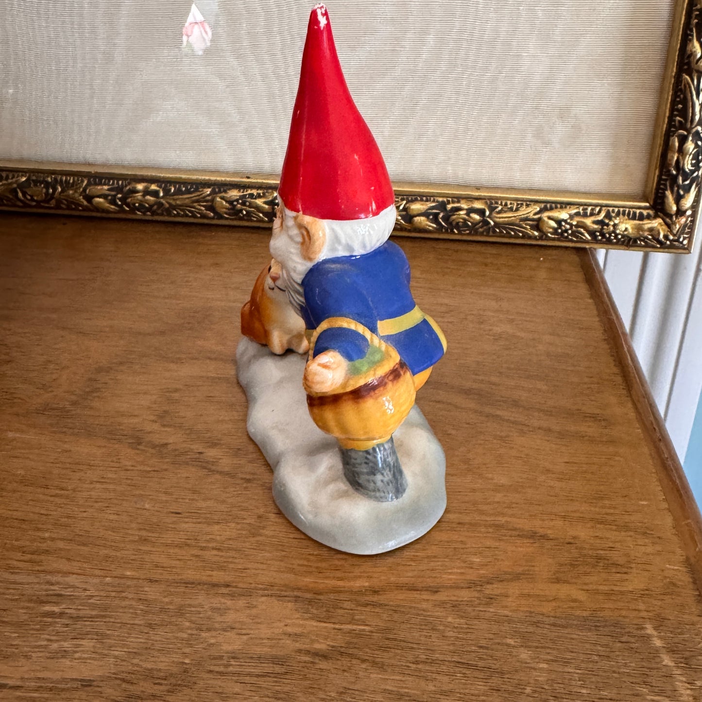 Vintage Gorham Gnome Feeding Mouse Figurine Japanese