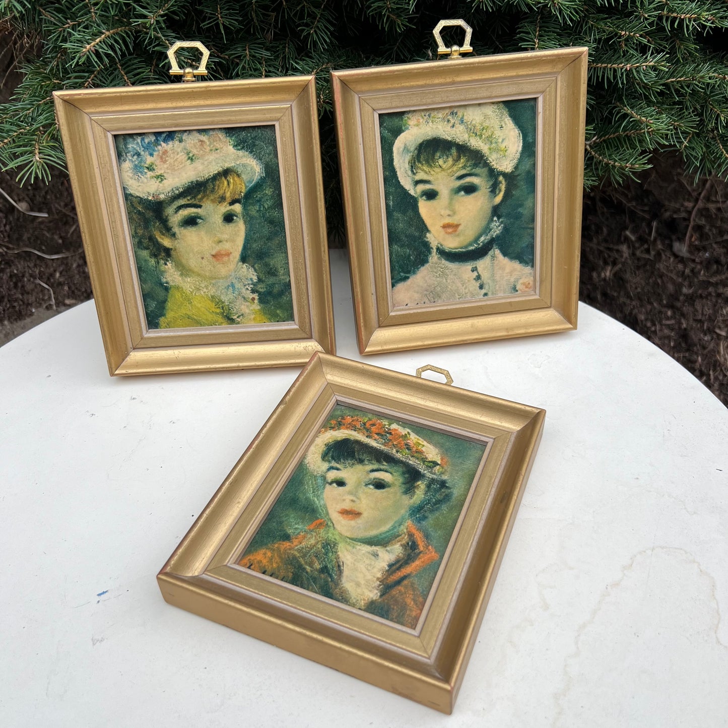 Three Mid Century Modern Cherry Jeffe Huldah Framed Prints