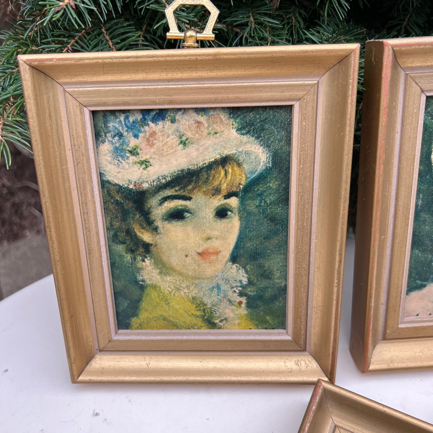 Three Mid Century Modern Cherry Jeffe Huldah Framed Prints