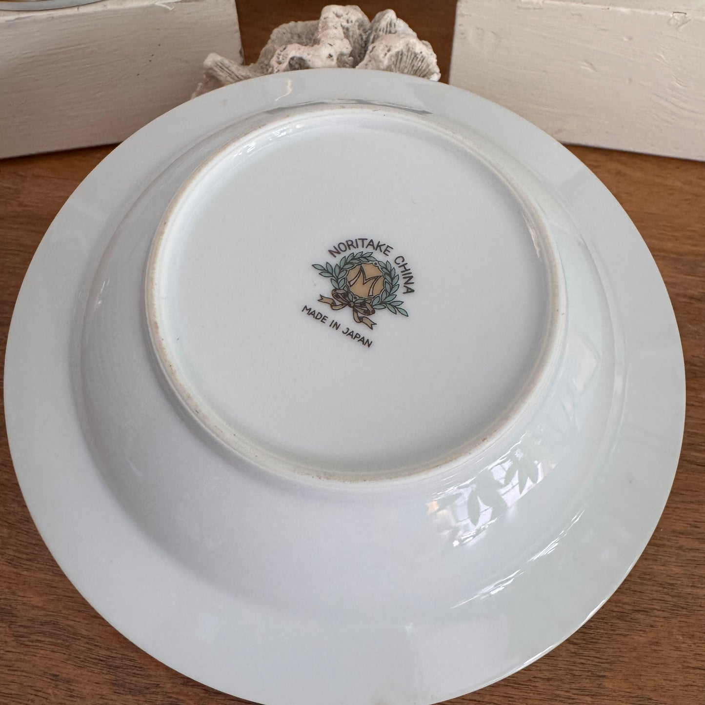 Noritake Nippon Toki Kaisha Floral Japanese Pedestal Sugar Bowl & Creamer 10 Fruit Bowls