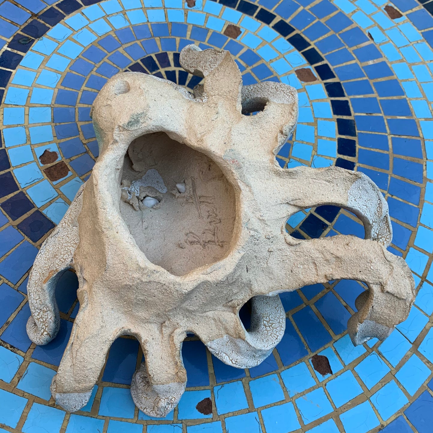 Original Alan & Rosemary Bennett Octopus Wall Sculpture