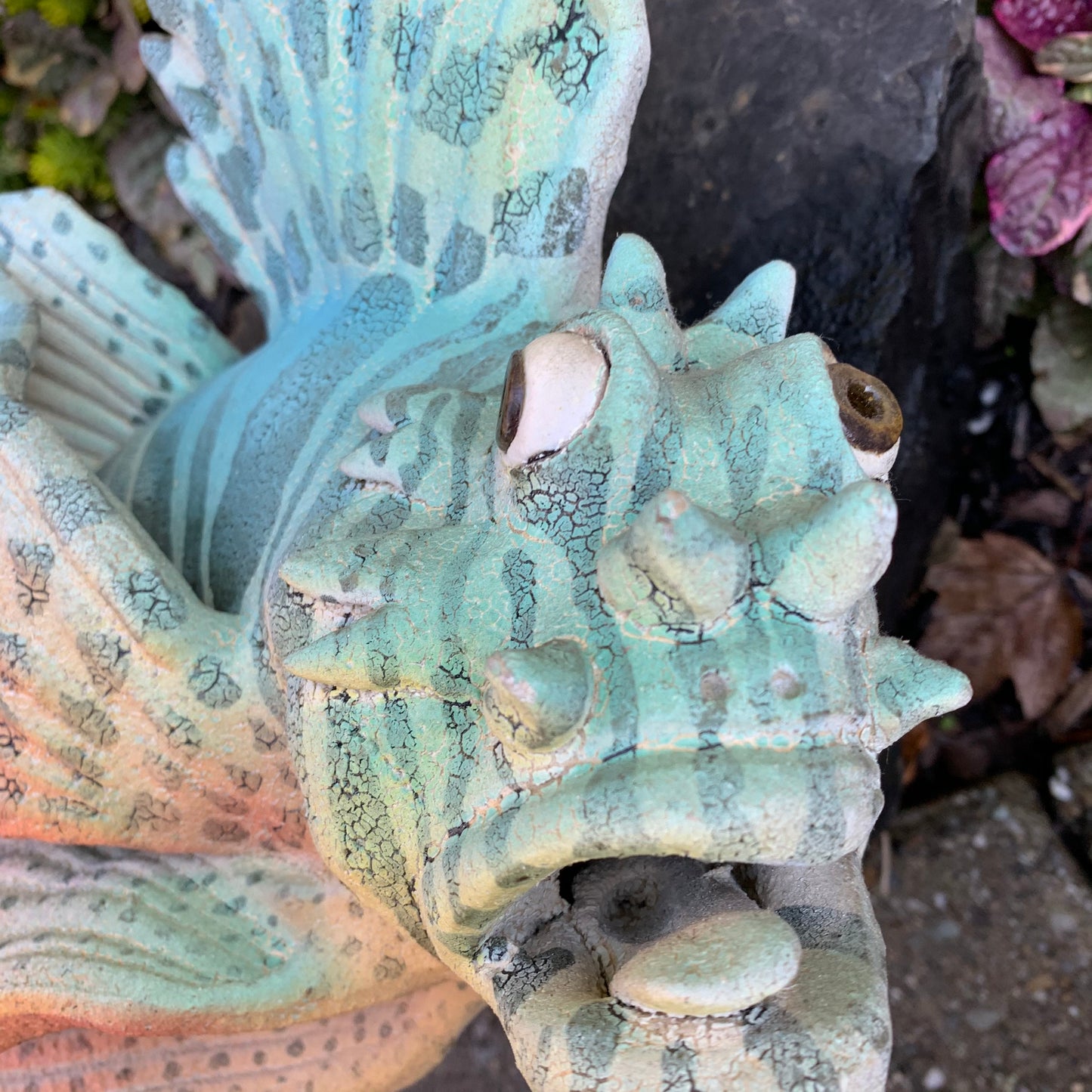Original Alan & Rosemary Bennett Lionfish Wall Sculpture