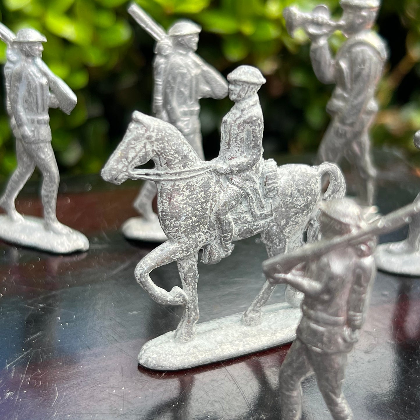 13 Vintage Lead Toys Soldiers & Native American Indians