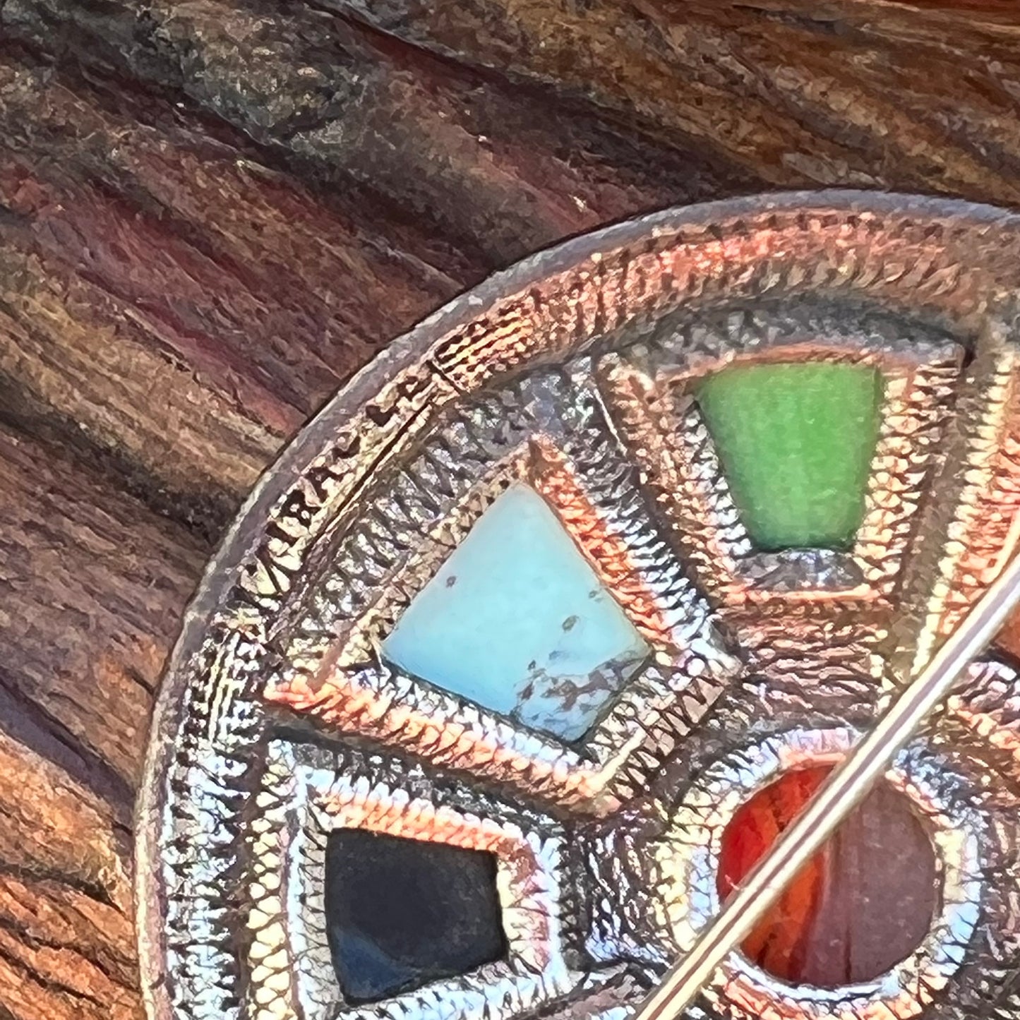 Vintage Miracle Celtic Shield Pin