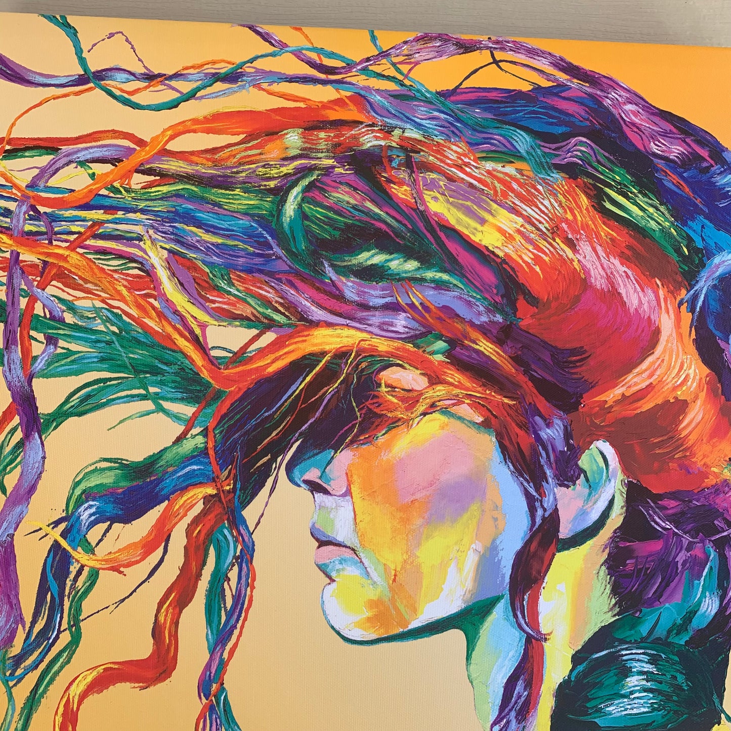 Multi Color Canvas Print "Windswept" by Linzi Lynn