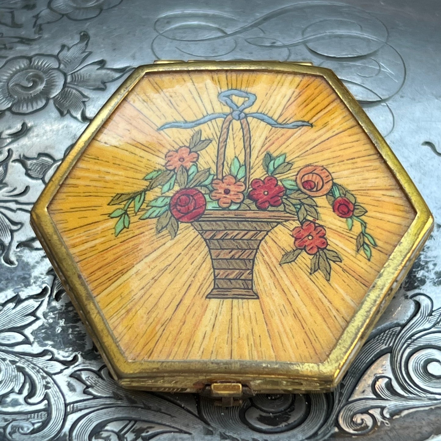 Vintage Hobigant Paris-New York Compact