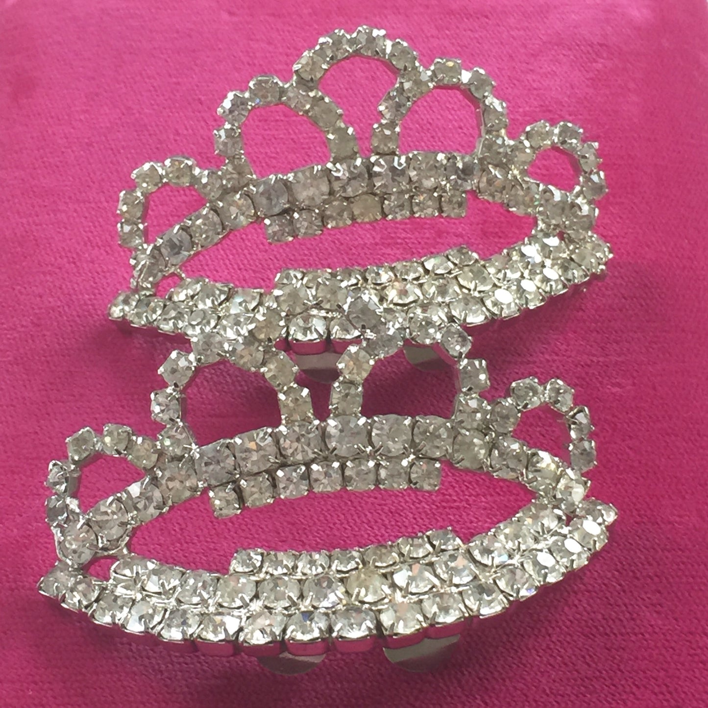 Vintage Princess Rhinestone Shoe Clips - Lady Slippers