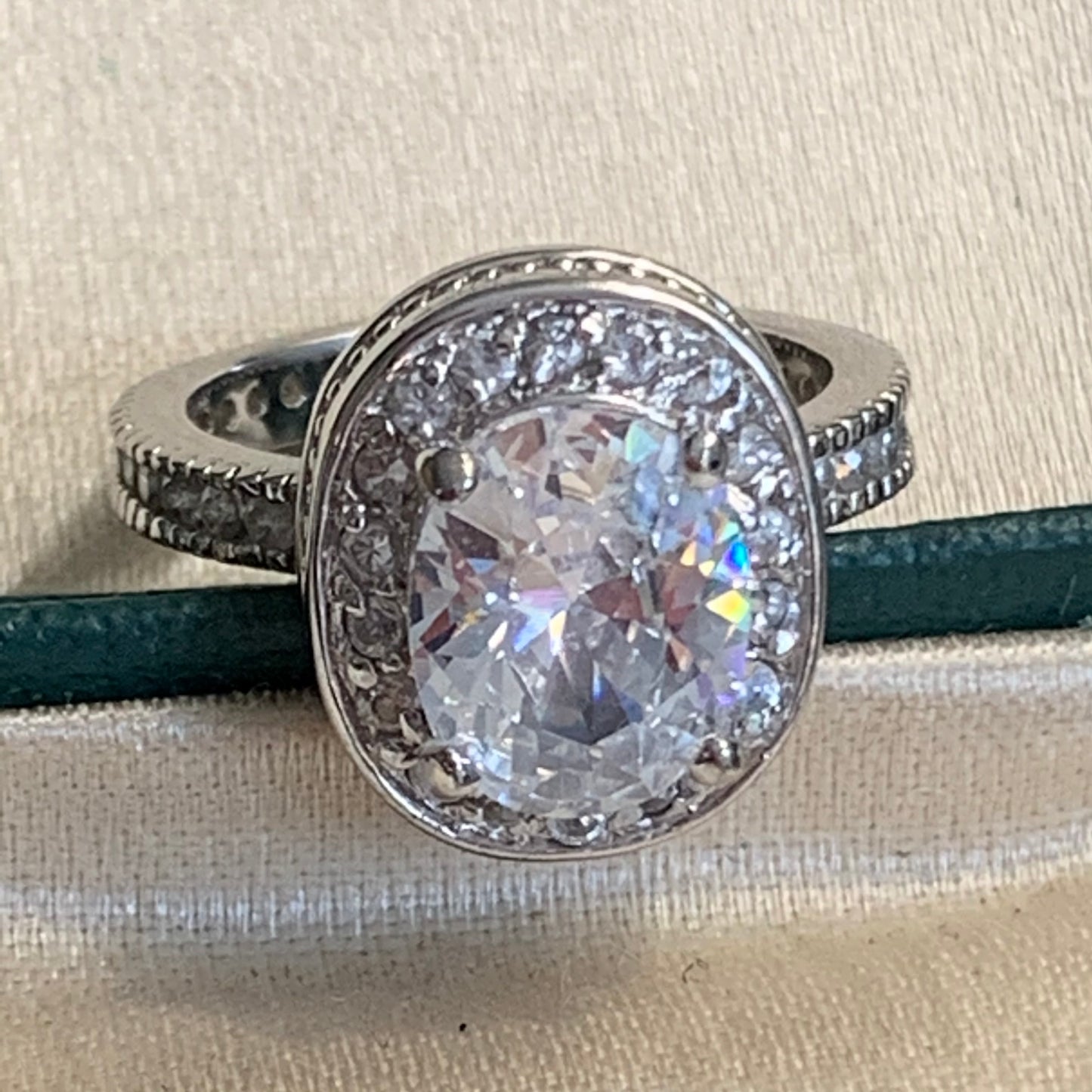 Sterling Silver Cubic Zirconia Ring