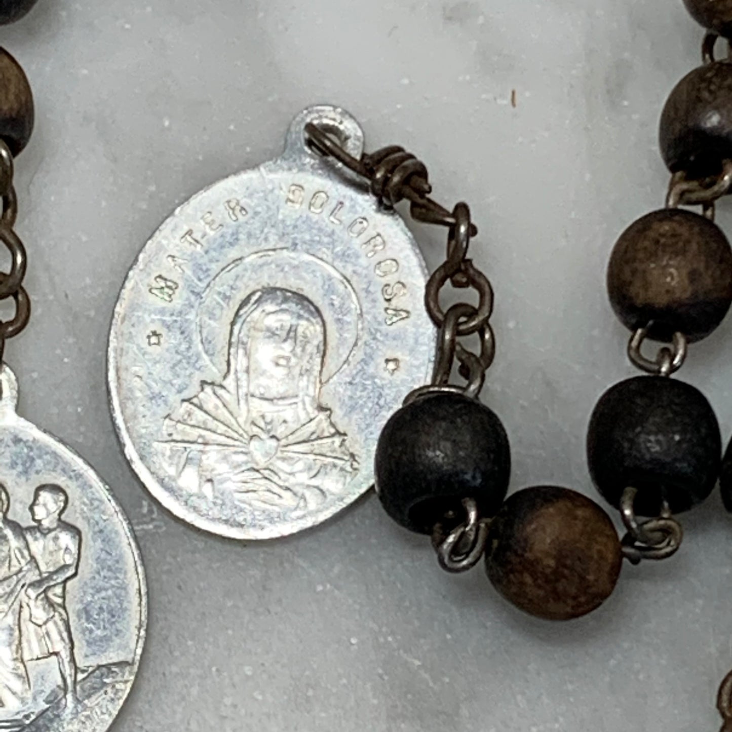 Antique French Mother of Sorrows Servite Rosary
