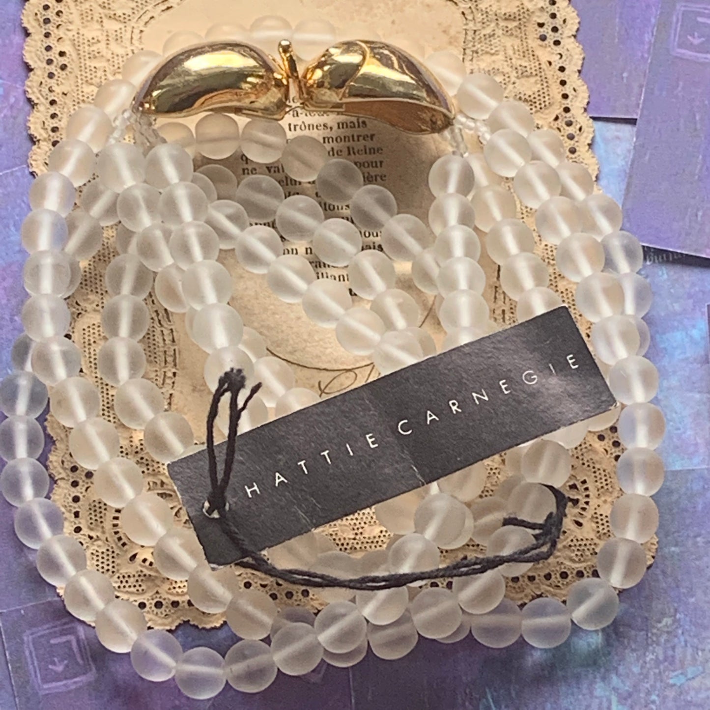 Vintage Hattie Carnegie Necklace - Lady Slippers