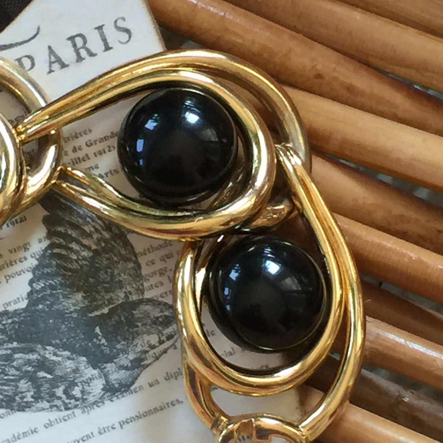 Vintage Givenchy Paris, NY Bracelet - Lady Slippers