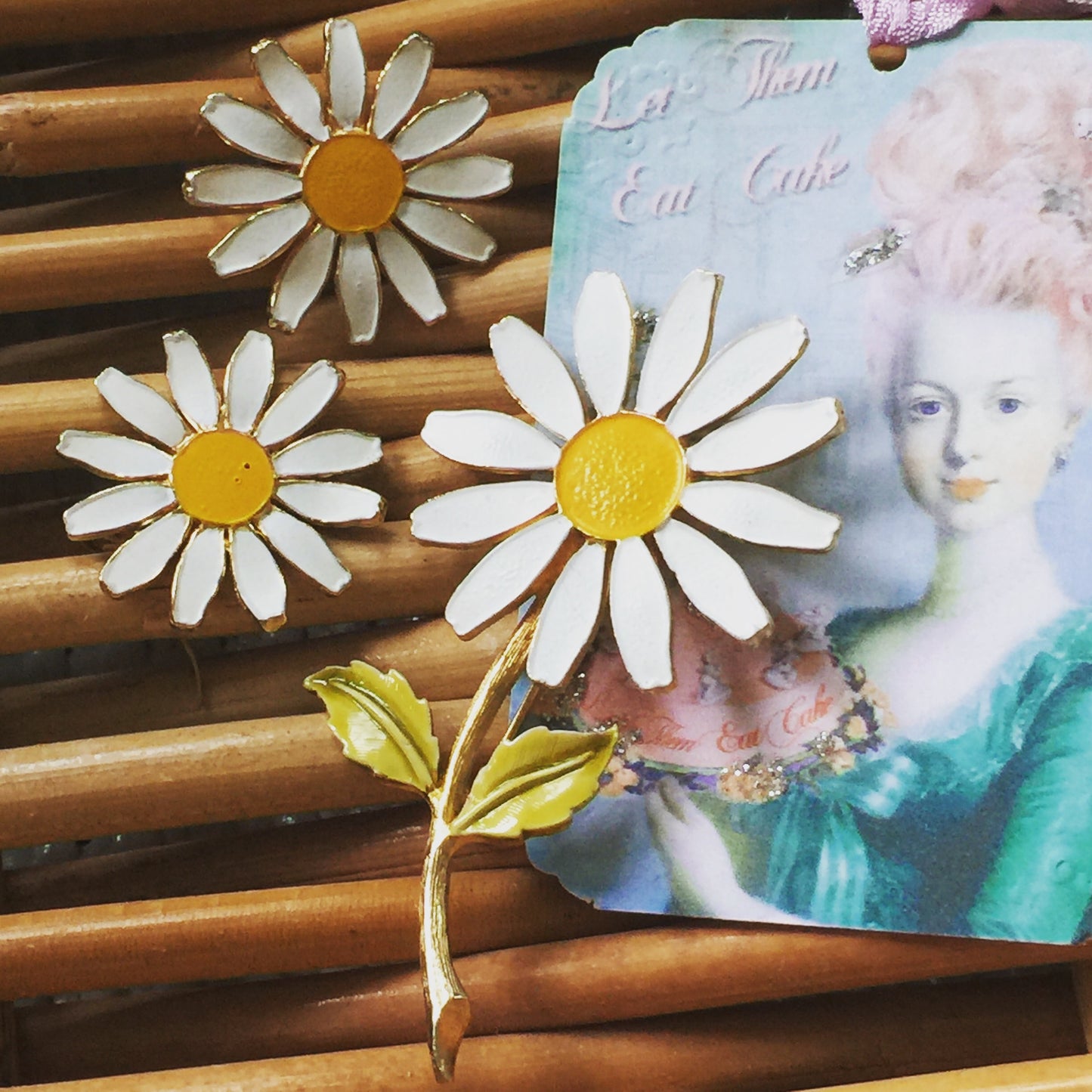 Vintage Accessocraft NYC Pin Set - Lady Slippers