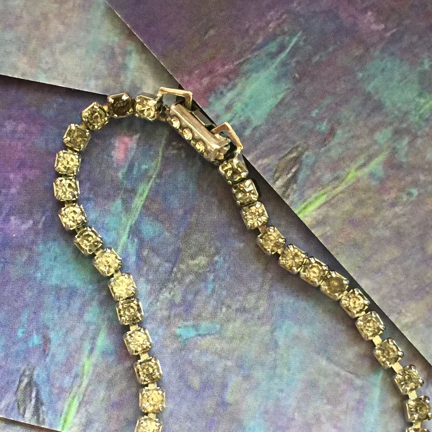 Vintage Rhinestone Necklace - Lady Slippers