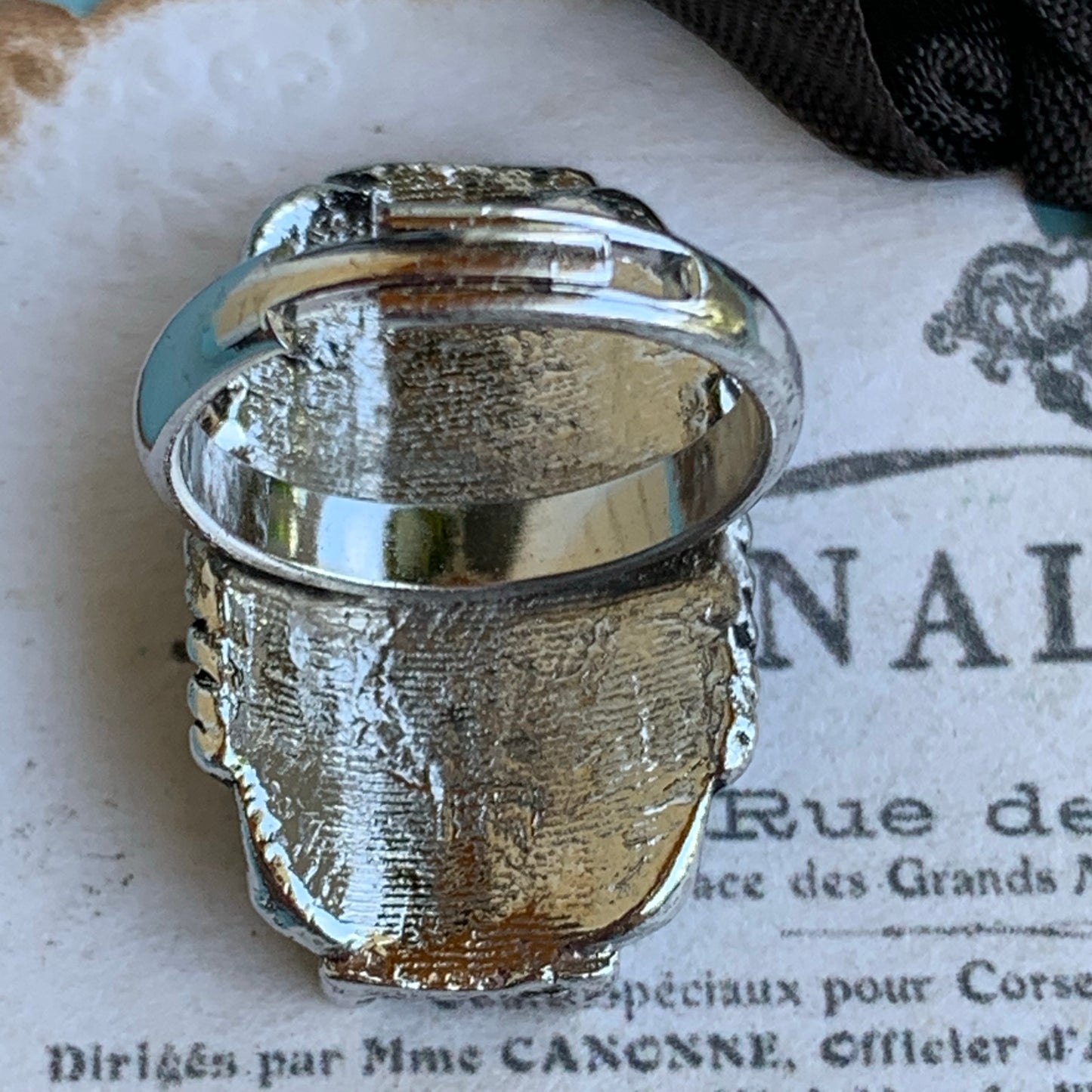 Vintage Faux Turquoise Southwestern RIng