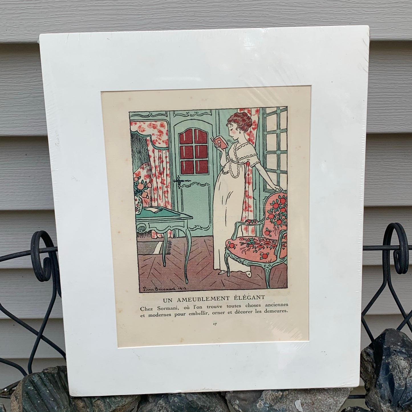 Antique La Gazette du Bon Ton Fashion Print Paris