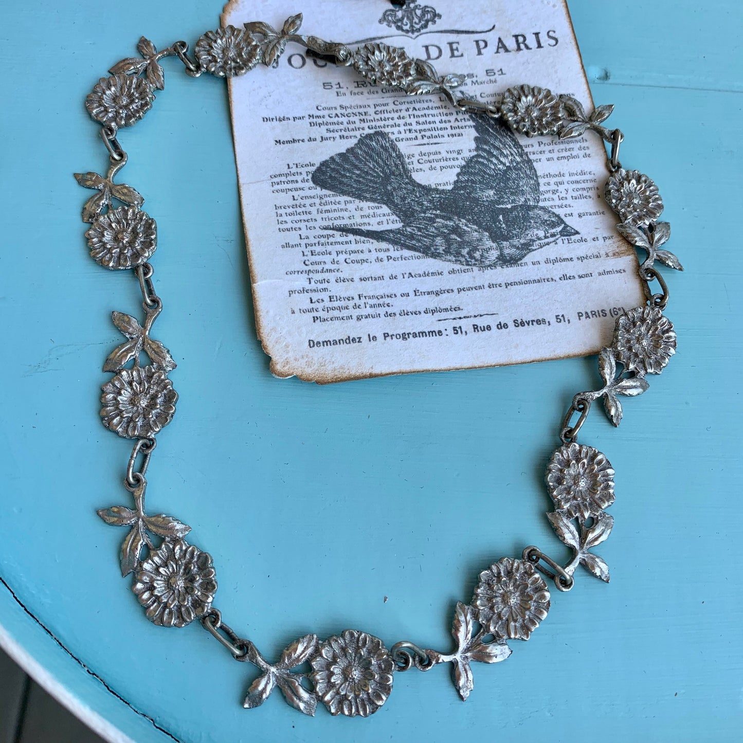 Vintage 800 Silver Necklace