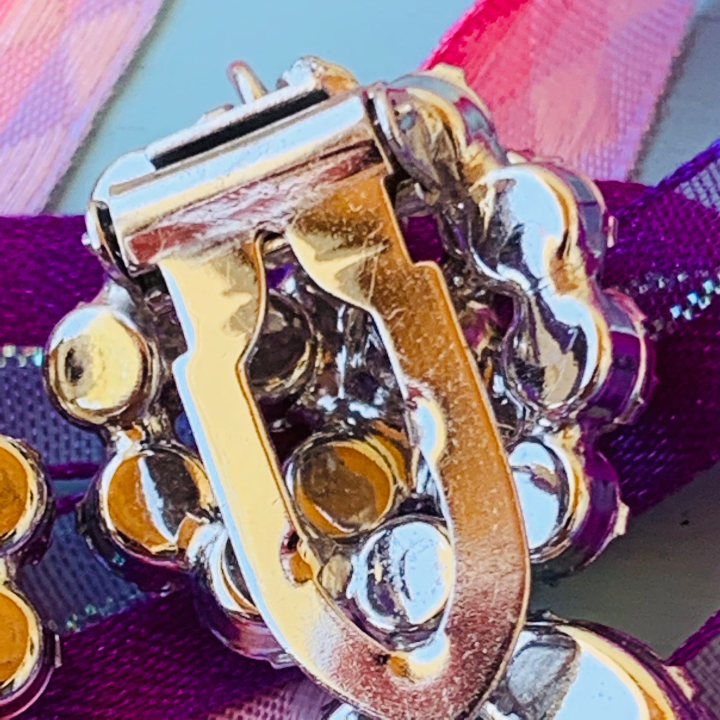 Vintage Delizza & Elster Juliana Matching Rhinestone Dress Clips