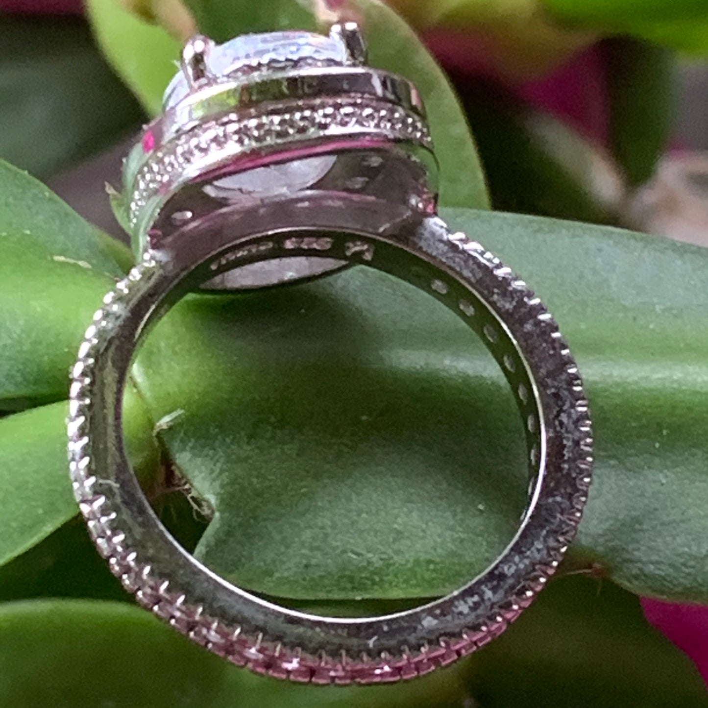 Sterling Silver Cubic Zirconia Ring - Lady Slippers