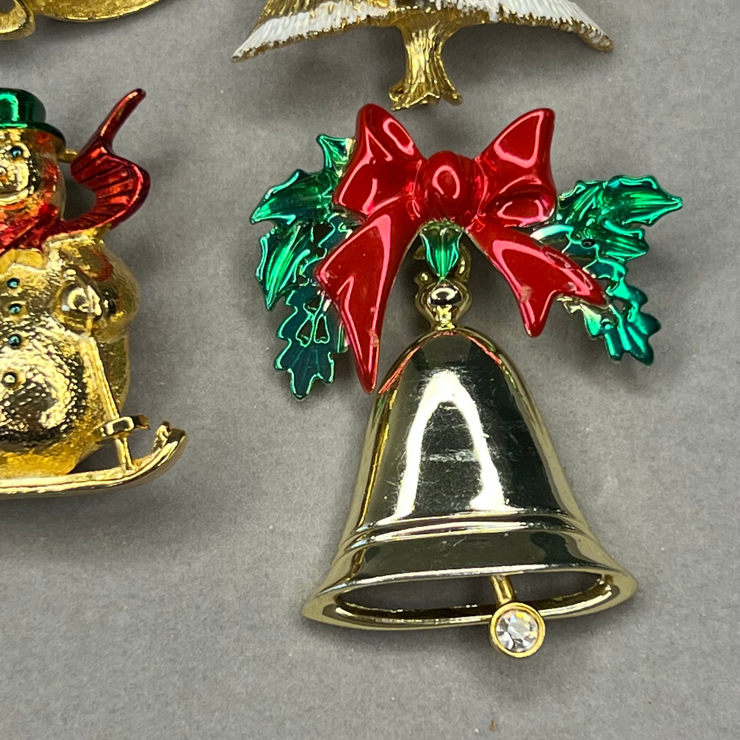Collection of Vintage Christmas Pins