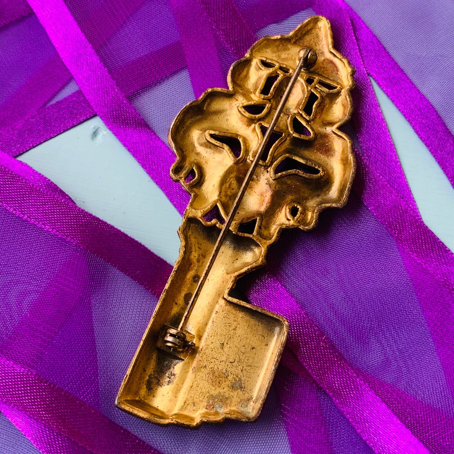 Vintage Mayan Style Key Pin