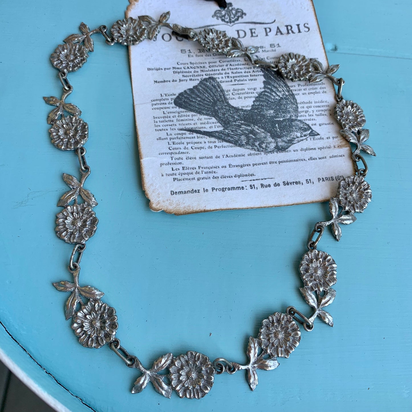 Vintage 800 Silver Necklace