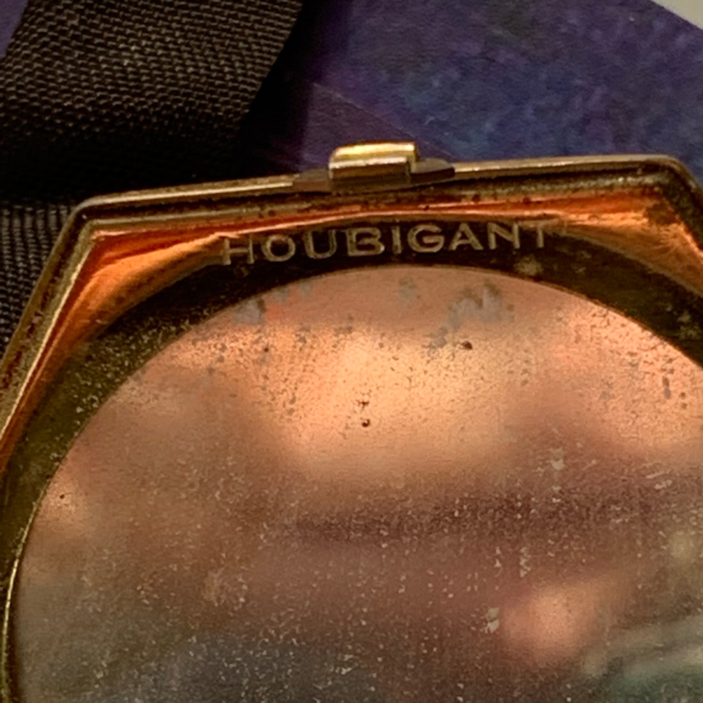 Vintage Hobigant Paris-New York Compact - Lady Slippers