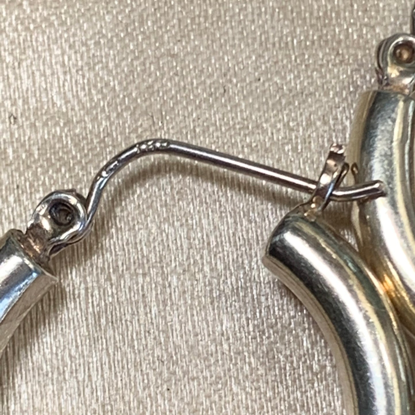 Sterling Silver Round Hoop Earrings