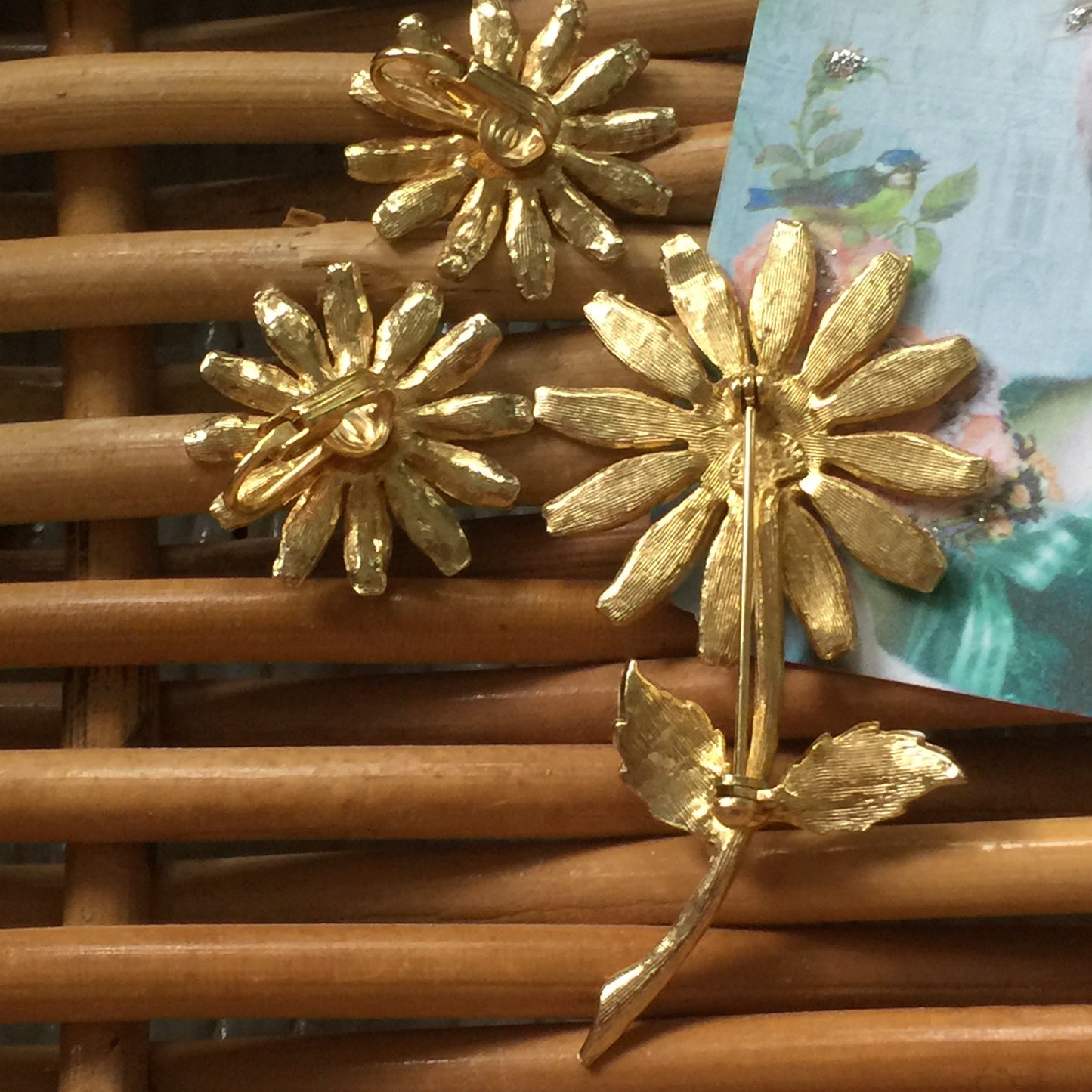 Vintage Accessocraft NYC Pin Set - Lady Slippers